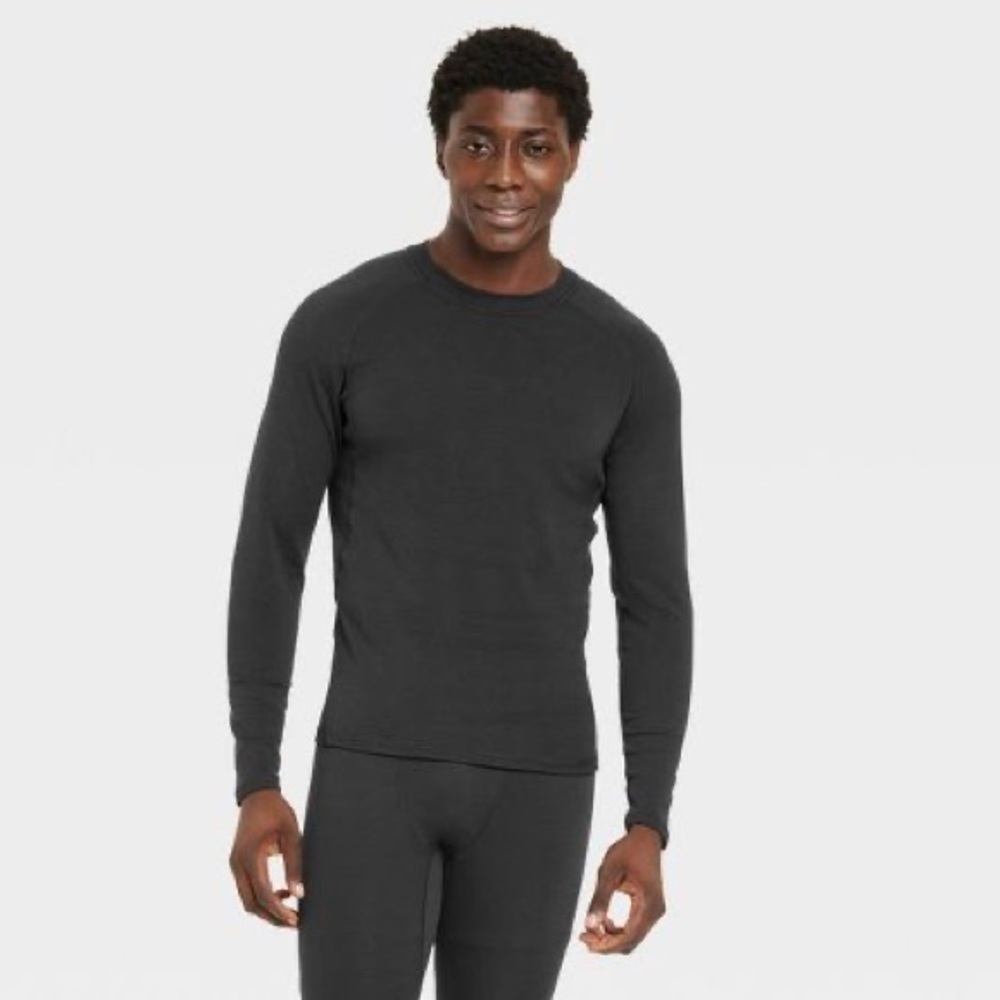 All in Motion fitted cold mock long sleeve top